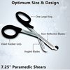 A2Z Scilab Trauma Shears 12/Pack Non-Stick 7.25 First Aid EMT Stainless Steel Utility Scissors Black Handle A2Z-ZR880